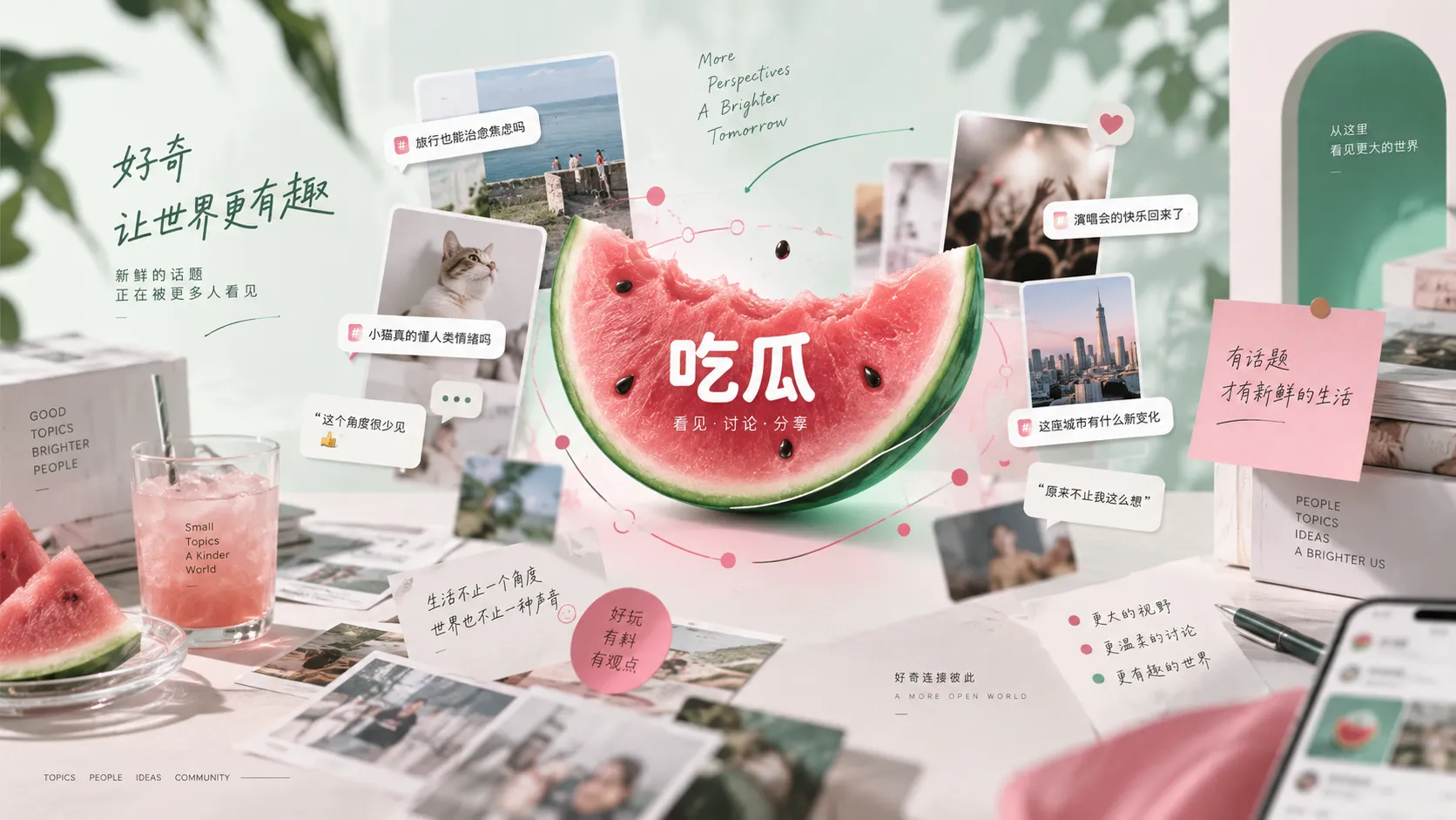 吃瓜网热点内容浏览视觉图